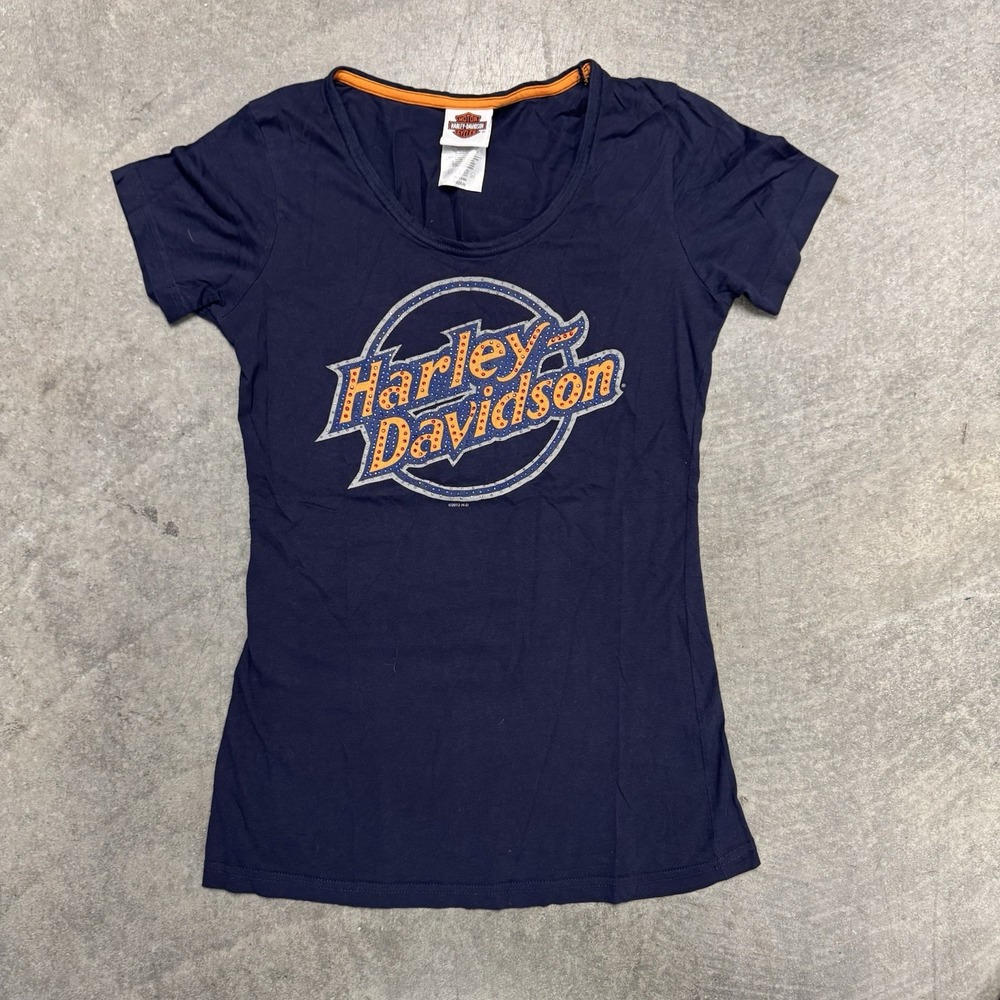 Women's Harley Davidson Southern Thunder Mississippi Bedazzled 2012 Medium